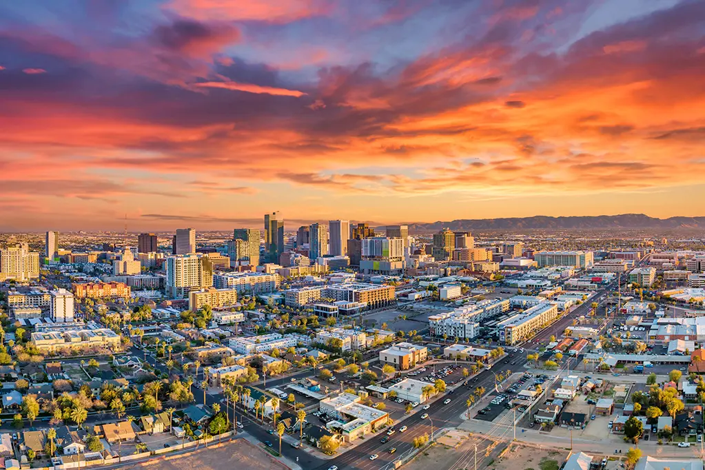 Arizona Valley Sunset